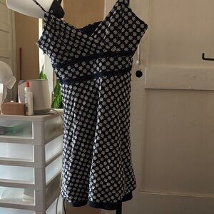 Trixxi Navy Floral Mini Dress